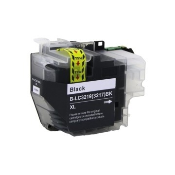 ECOPrinter Brother 3219BK | Cartouche ECOPrinter équivalent à Brother LC-3217 - LC-3219   | Famille Brother LC-3217-3219 | Noir (BK) | 3'000 pages