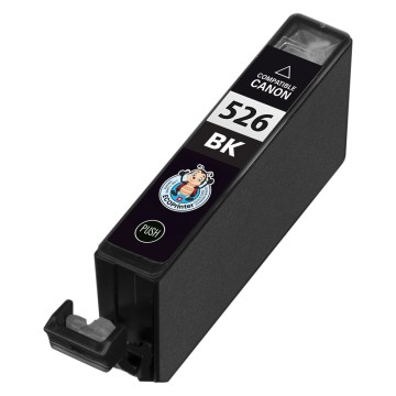 ECOPrinter Canon 526BK | Cartouche ECOPrinter équivalent à Canon CLI-526   | Famille Canon PGI-525 / CLI-526 | Photo Noir (PBK) | 3'000 pages