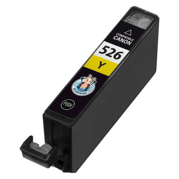 ECOPrinter Canon 526Y | Cartouche ECOPrinter équivalent à Canon CLI-526   | Famille Canon PGI-525 / CLI-526 | Jaune (Y) | 500 pages
