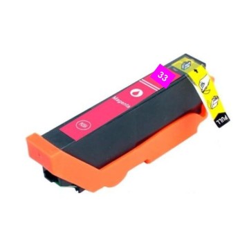 ECOPrinter Epson 33M | Cartouche ECOPrinter équivalent à Epson 33 XL   | Famille Epson 33 (Orange) | Magenta (M) | 650 pages