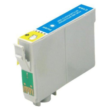 ECOPrinter Epson 0712C | Cartouche ECOPrinter équivalent à Epson T0712   | Famille Epson T071x | Cyan (C) | 595 pages