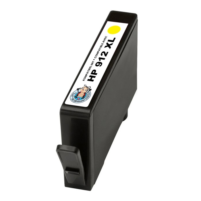 ECOPrinter HP 912Y | Cartouche ECOPrinter équivalent à HP 912XL | Famille HP 912 | Jaune (Y) | 825 pages