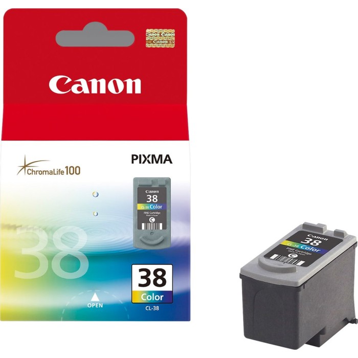 CANON CL-38 | Tête d'impression Canon CL-38 | PIXMA iP 2500 | 3 Couleurs (3C) | 3x3ml