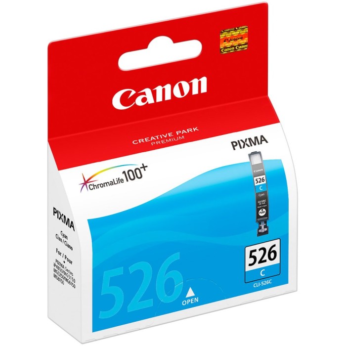 CANON CLI-526C | Cartouche d'encre Canon CLI-526C | PIXMA iP 4850 | Cyan (C) | 9ml