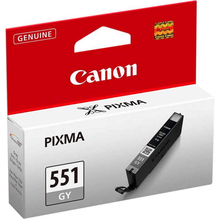 CANON CLI-551GY | Cartouche d'encre Canon CLI-551GY | PIXMA MG6350 | Gris (G) | 7ml