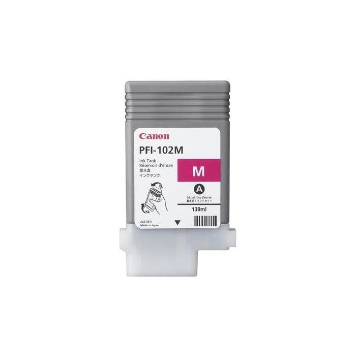 CANON PFI-102M | Cartouche d'encre Canon PFI-102M | IPF 700 | Magenta (M) | 130ml