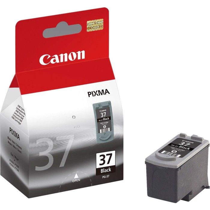 CANON PG-37 | Tête d'impr. et encre Canon PG-37 | PIXMA iP 2500 | Noir (BK) | 11ml