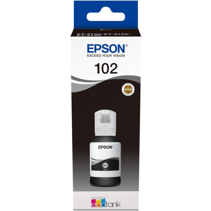 EPSON T03R140 | Bouteille d'encre Epson 102 | Famille Epson 102 | Noir (BK) | 7'500 pages