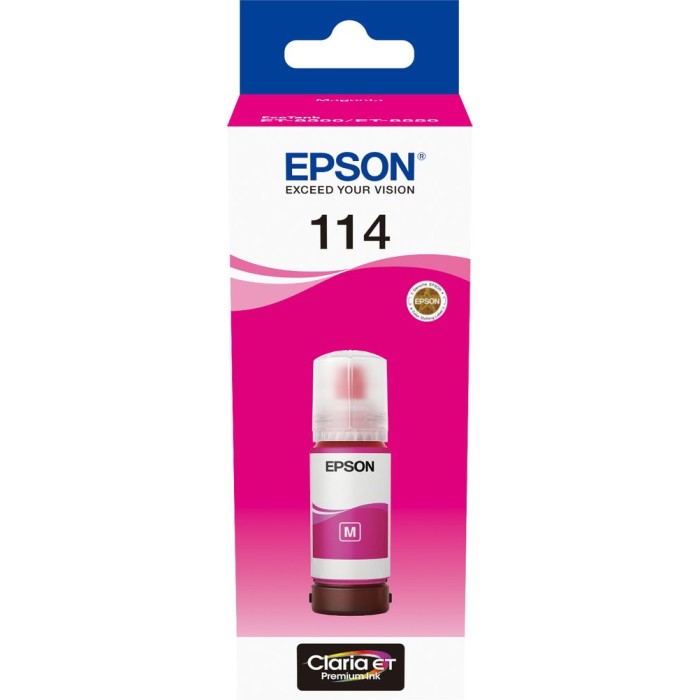EPSON T07B340 | Bouteille d'encre Epson 114 | EcoTank ET-8500 | Magenta (M) | 6'200 pages