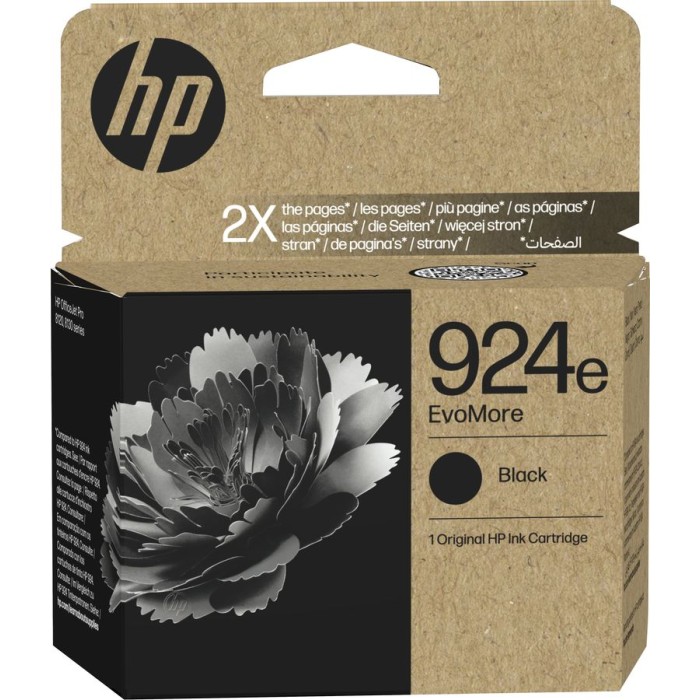HP 4K0V0NE#LS1 | Cartouche d'encre HP 924e | OfficeJet Pro 8120/8130 | Noir (BK) | 1'000 pages