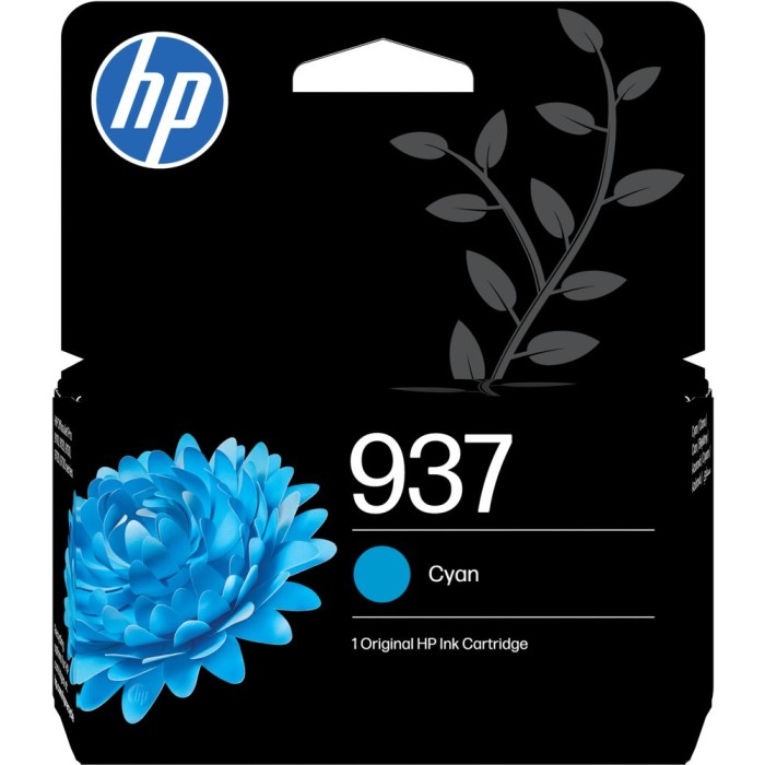 HP 4S6W2NE#LS1 | Cartouche d'encre HP 937 | OfficeJet 9110b/9120 | Cyan (C) | 800 pages