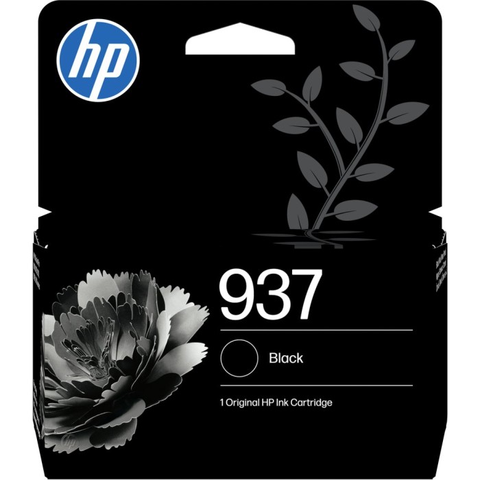HP 4S6W5NE#LS1 | Cartouche d'encre HP 937 | OfficeJet 9110b/9120 | Noir (BK) | 1'450 pages