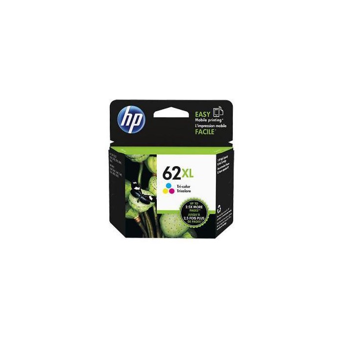 HP C2P07AE | Cartouche d'encre HP 62XL | Envy 5640 e-AiO | 3 Couleurs (3C) | 415 pages