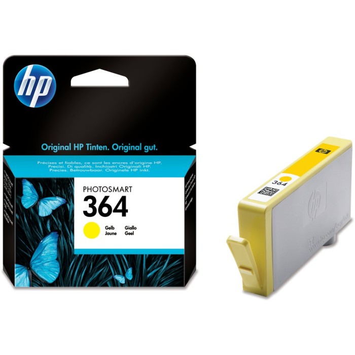 HP CB320EE | Cartouche d'encre HP 364 | PhotoSmart D5460 | Jaune (Y) | 300 pages