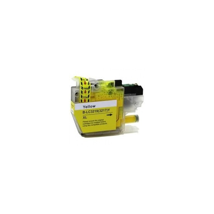 ECOPrinter Brother 3219Y | Cartouche ECOPrinter équivalent à Brother LC-3217 - LC-3219   | Famille Brother LC-3217-3219 | Jaune (Y) | 1'500 pages