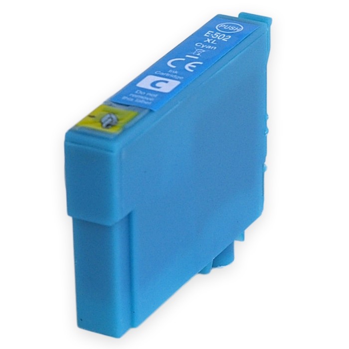 ECOPrinter Epson 502C | Cartouche ECOPrinter équivalent à Epson 502 XL   | Famille Epson 502 | Cyan (C) | 470 pages