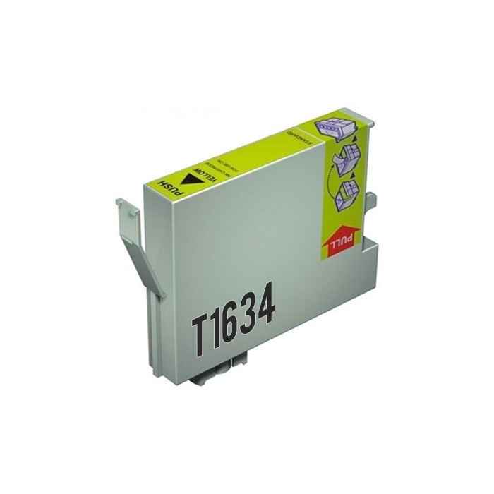 ECOPrinter Epson 16Y | Cartouche ECOPrinter équivalent à Epson T16 XL   | Famille Epson T16 | Jaune (Y) | 750 pages